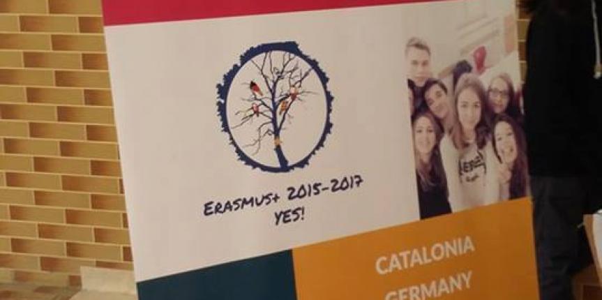 Dissemination of Erasmus+ and YES! during The Open Day of our school
